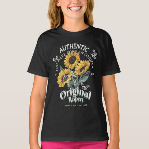 Sunflowers and Butterflies Graphic T-Shirt