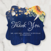 Sunflowers and Daisies Rustic Navy Blue Fall