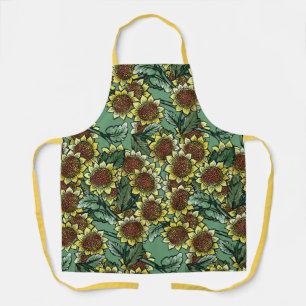 Sunflowers apron