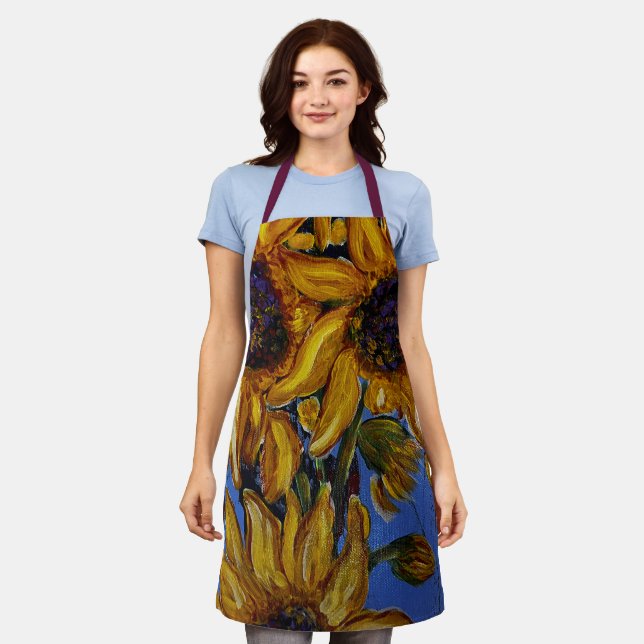 Sunflowers Apron (Worn)