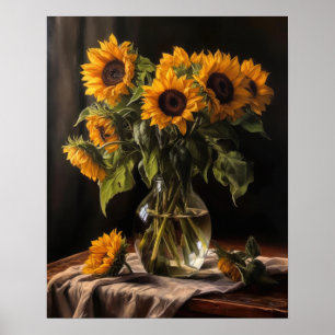Sunflowers Art Print Poster