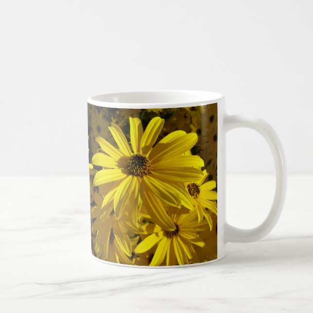 Sunflowers at the Zoo Coffee Mug (Right)