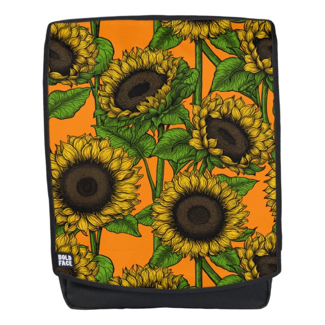 Sunflowers Backpack (Front)