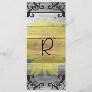 Sunflowers Barn Wood Collection Program Rack Card