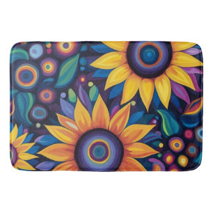Sunflowers Bath Mat