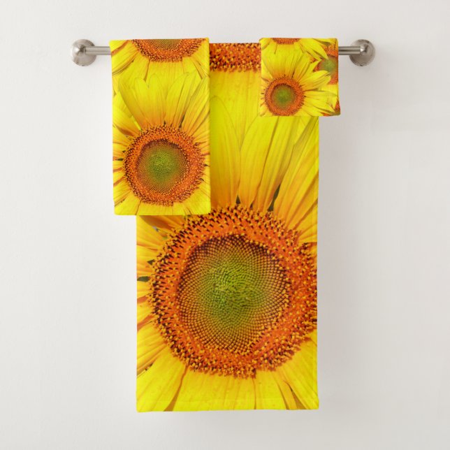 Sunflowers Bath Towel Set (Insitu)