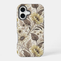 Sunflowers Boho Art Nouveau