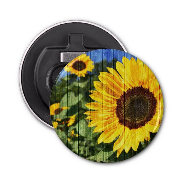 Sunflowers  bottle opener (Front)