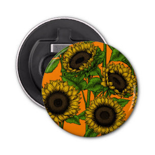 Sunflowers Bottle Opener