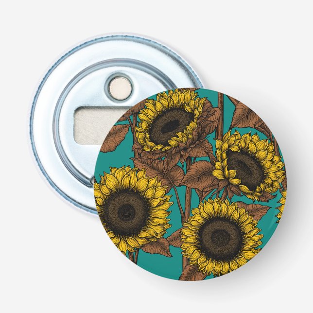 Sunflowers Bottle Opener (Front)