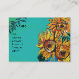 SUNFLOWERS BUSINESS CARD