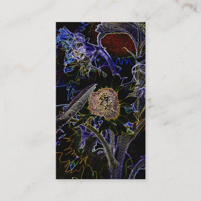SUNFLOWERS BUSINESS CARD (Front)