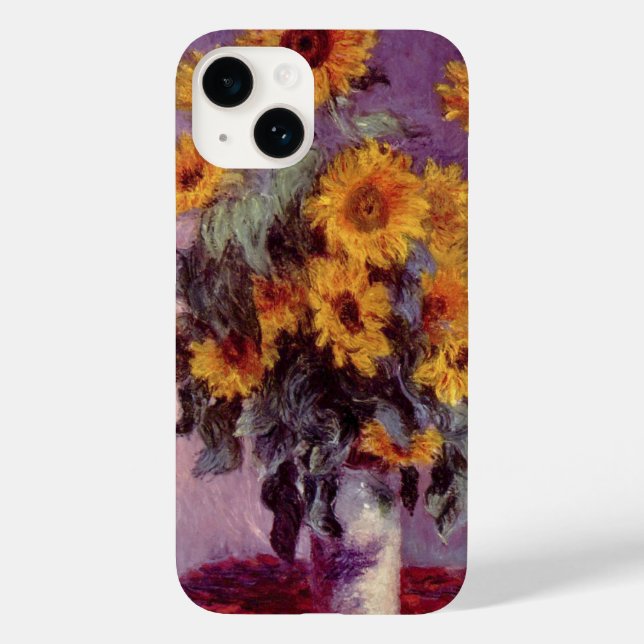 Sunflowers by Claude Monet Case-Mate iPhone Case (Back)