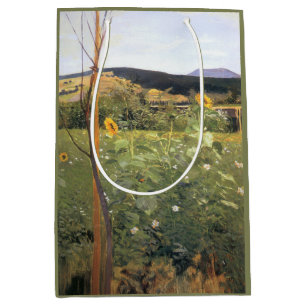 Sunflowers (by Jacek Malczewski) Medium Gift Bag