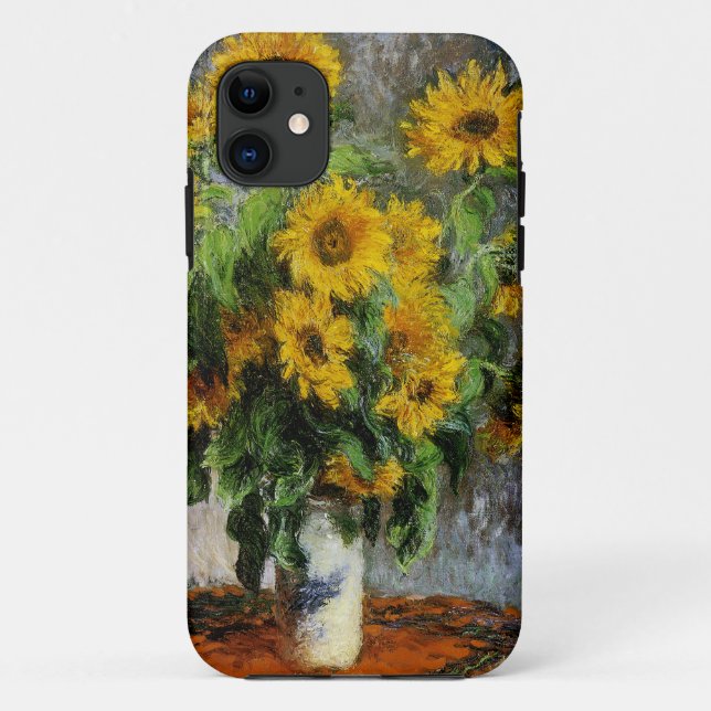 Sunflowers by Monet Case-Mate iPhone Case (Back)