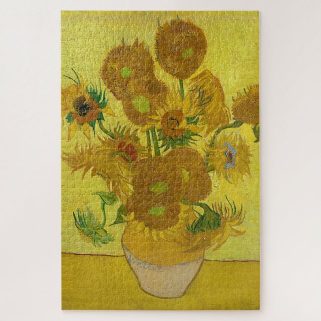 Sunflowers by Van Gogh Painting Art Jigsaw Puzzle (Vertical)