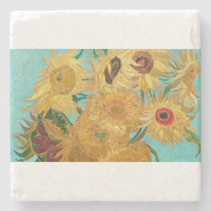 Sunflowers by Vincent van Gogh Stone Coaster