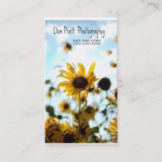 Sunflowers Calling Card