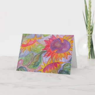 "Sunflowers" Card