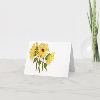 sunflowers card