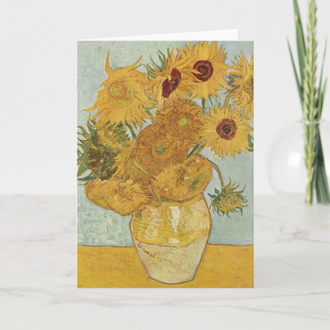 Sunflowers Card (Front)
