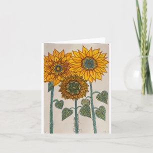 Sunflowers Card