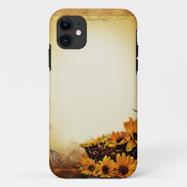 Sunflowers Case-Mate iPhone Case (Back)