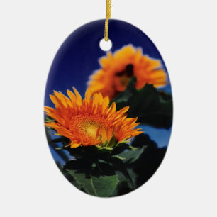 Sunflowers Ceramic Tree Decoration