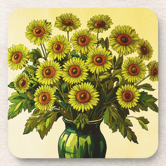 Sunflowers Coaster (Front)