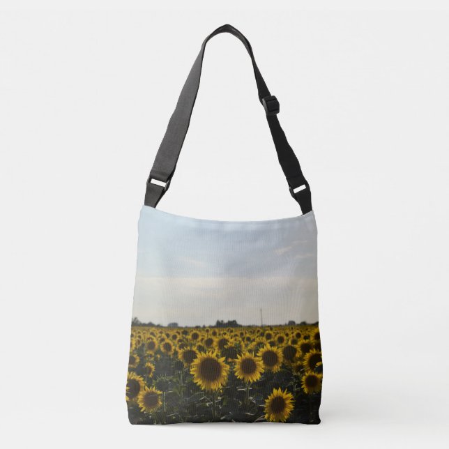 Sunflowers Crossbody Bag (Front)