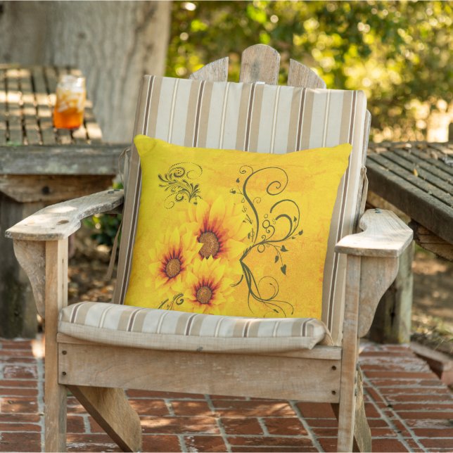 Sunflowers Cushion (Chair)