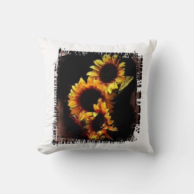 Sunflowers Cushion (Front)