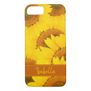 Sunflowers Custom Name Case-Mate iPhone Case