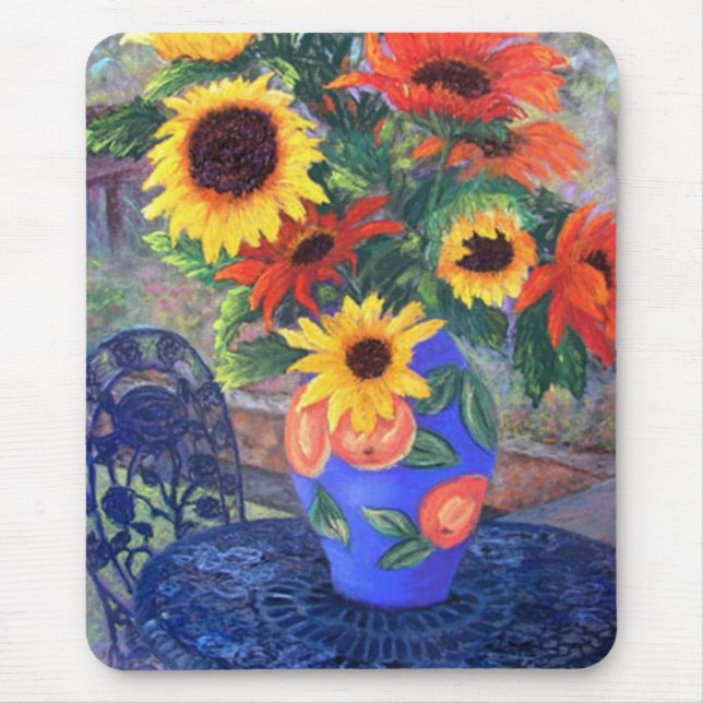 Sunflowers - Customised Mouse Pad (Front)