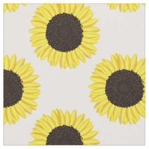 Sunflowers Cute Floral Flowers Kids Baby Fabric