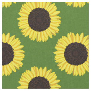 Sunflowers Cute Floral Flowers Kids Baby Fabric