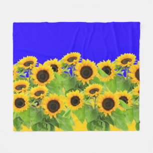 Sunflowers Fleece Blanket