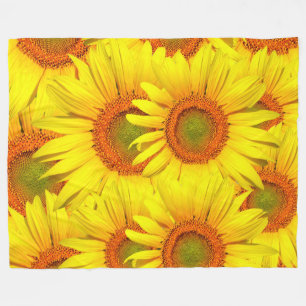 Sunflowers Fleece Blanket
