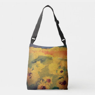 Sunflowers, Floral Painting Tote