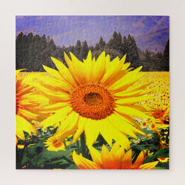 Sunflowers Flower Garden Jigsaw Puzzle (Vertical)