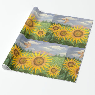 Sunflowers for Ukraine  Wrapping Paper