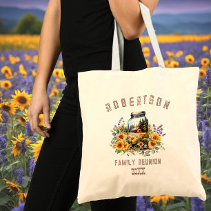 Sunflowers Forest Family Reunion Tote Bag