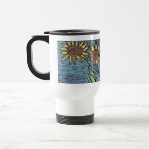 Sunflowers Forever - Kids Art for CHOC Travel Mug