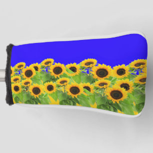 Sunflowers - Freedom Ukraine Peace Ukrainian Flag Golf Head Cover