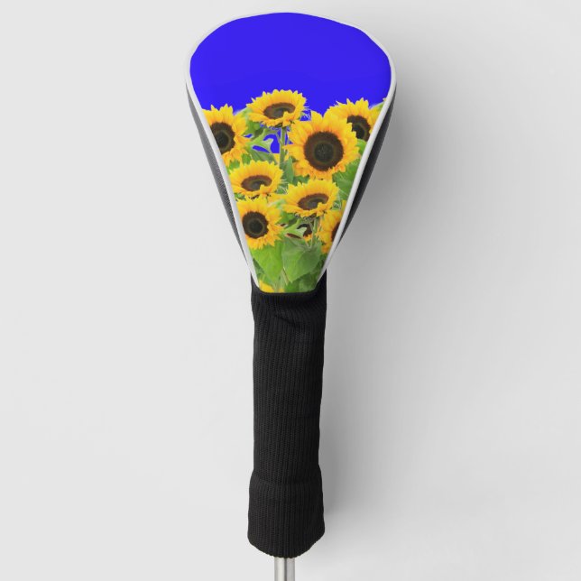 Sunflowers Golf Head Cover (Front)