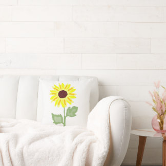 Sunflowers graphic cushion