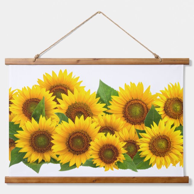 Sunflowers Hanging Tapestry (Front)