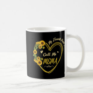 Sunflowers Heart Happy My Favourite People Call Me Coffee Mug