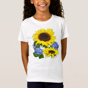 SUNFLOWERS & HYDRANGEAS ~ Shirt