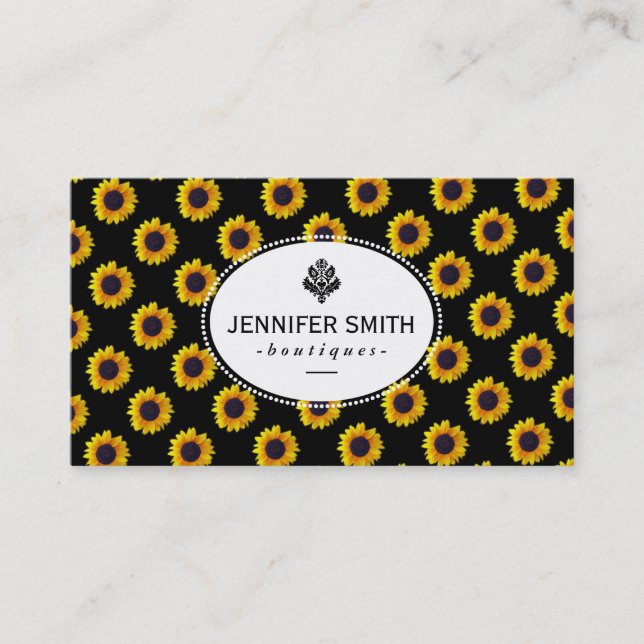 Sunflowers II Business Card (Front)
